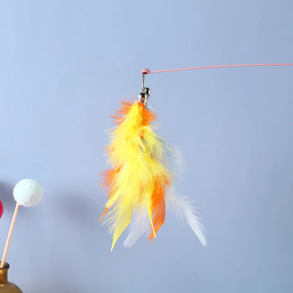 HAYVAN Spielangel mit Feder