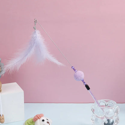 HAYVAN Spielangel mit Feder